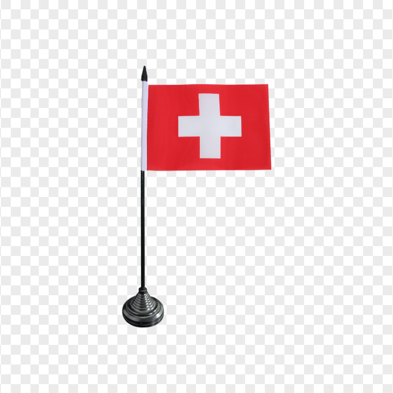 Switzerland Swiss Desk Flag Pole HD PNG