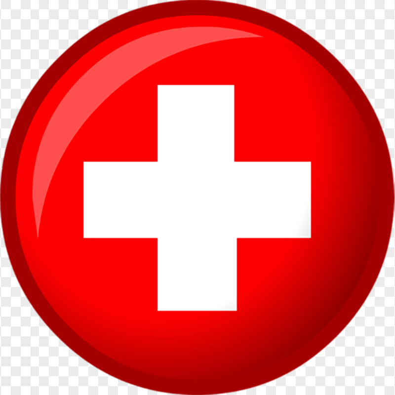 Switzerland Swiss Round Icon Flag PNG