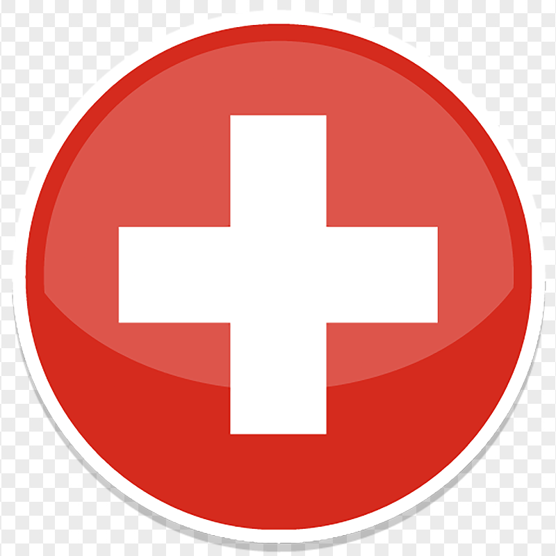 Switzerland Swiss Round Icon Flag PNG