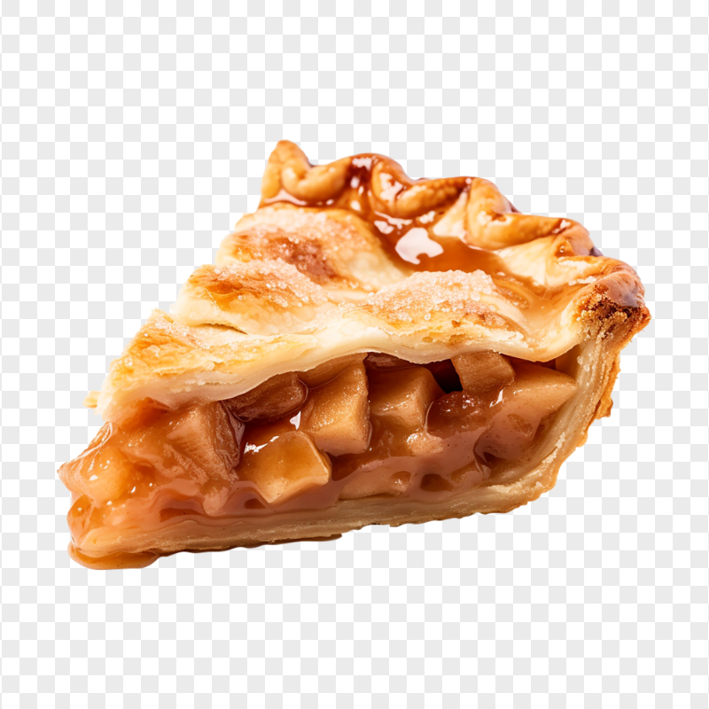Tasty Pear Pie Slice Dessert HD PNG