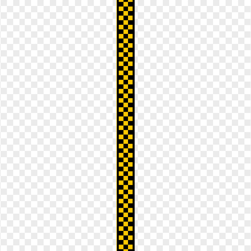 Taxi Cab Pattern Checker Border Image PNG