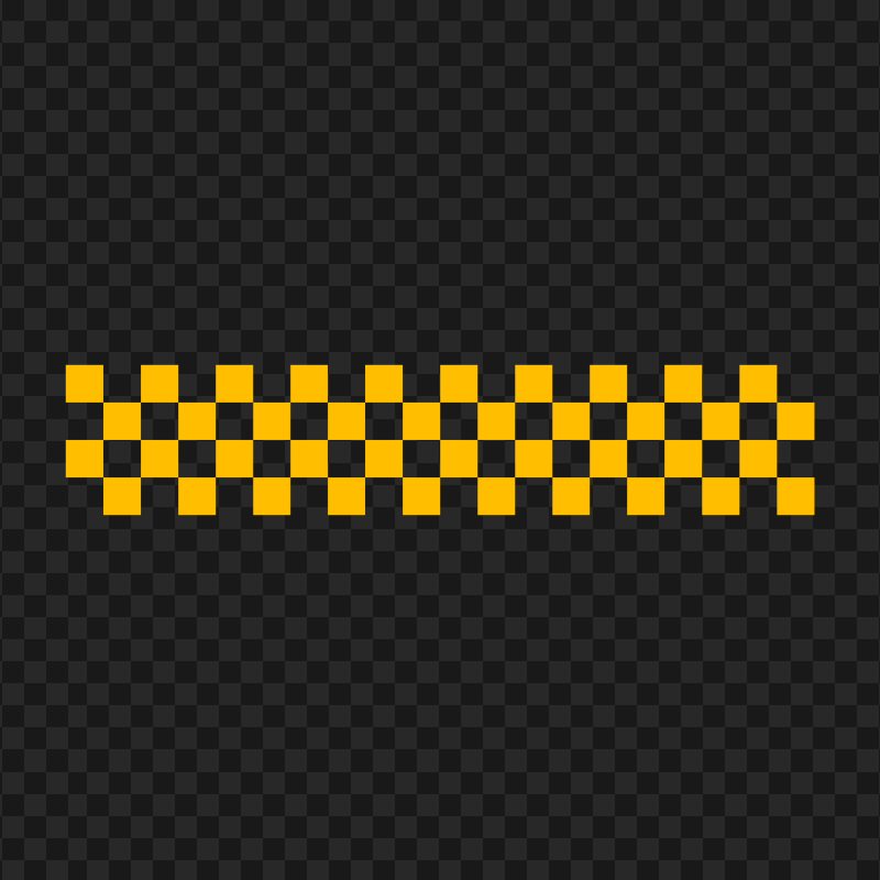Taxi Cab Yellow Pattern Image PNG