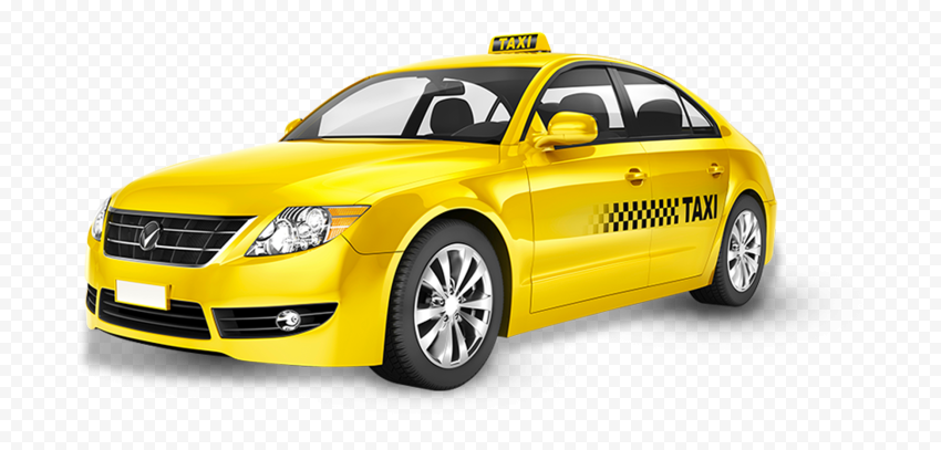 HD Taxi Cab Car Vehicle Side View Illustration PNG | Citypng