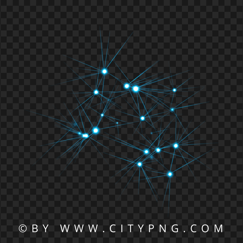 Technology Blue Network Connect Dots PNG