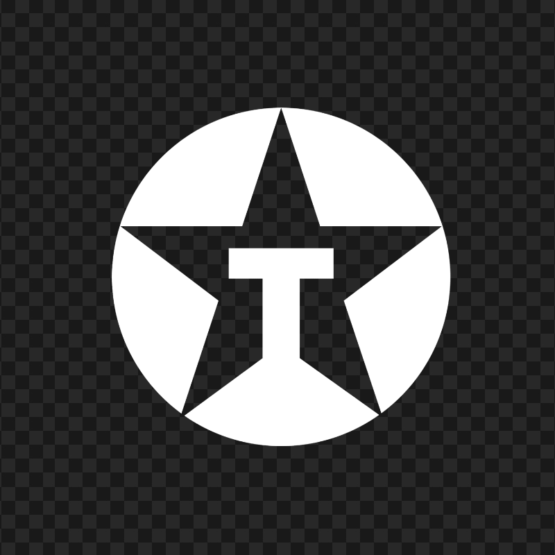 Texaco White Star Logo PNG