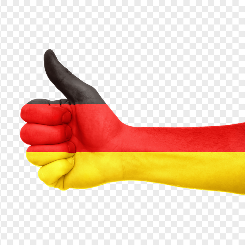 Thumbs Up Germany Flag HD PNG