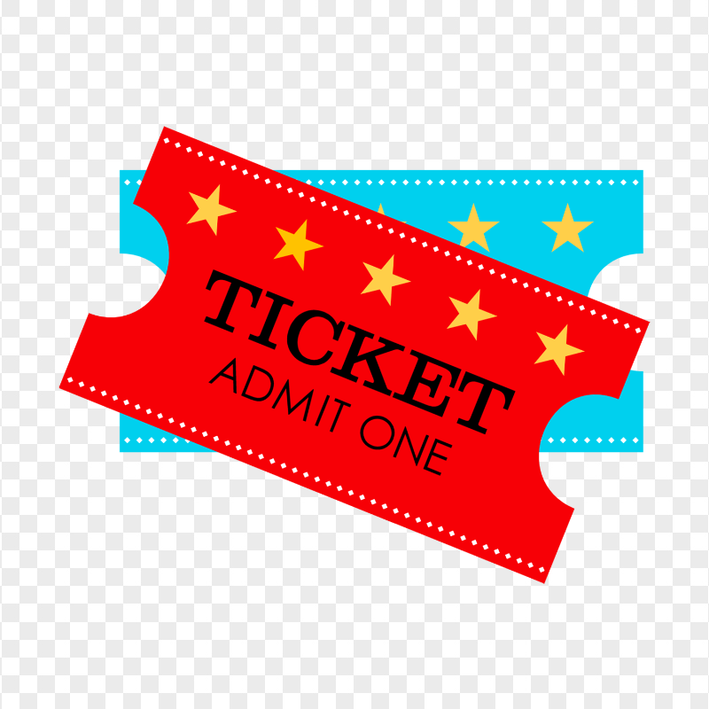 Ticket Illustration Logo Icon HD PNG