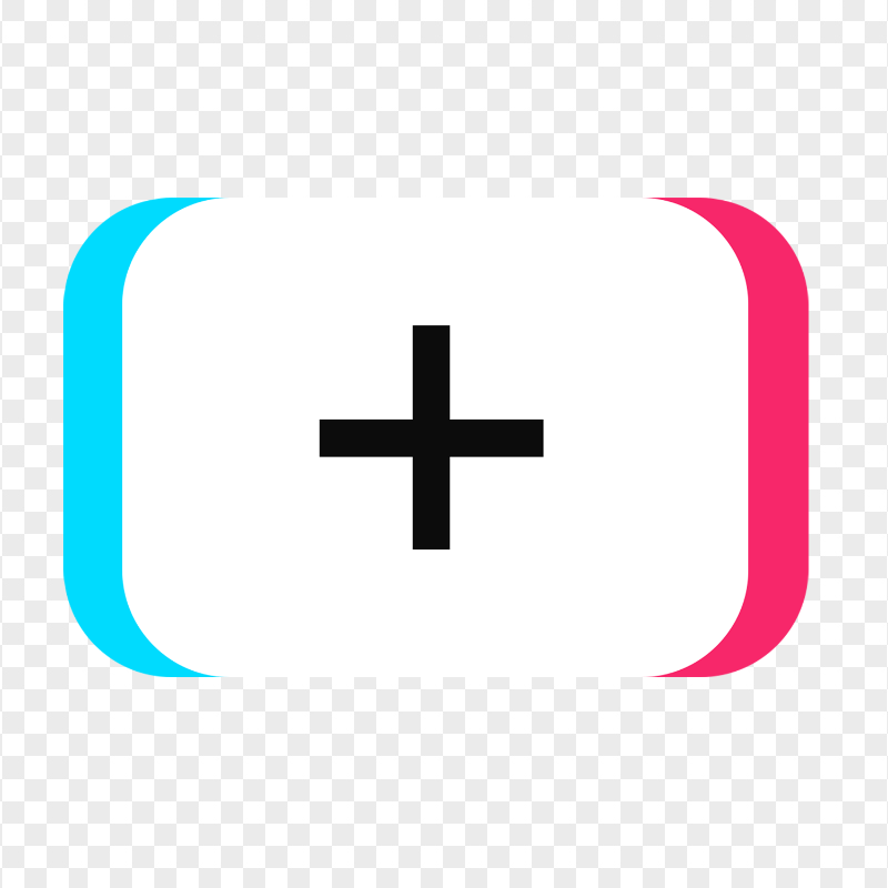Tiktok App Add Video Button Icon