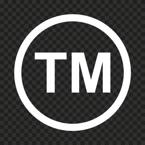 Trademark TM White Logo Icon Symbol PNG | Citypng
