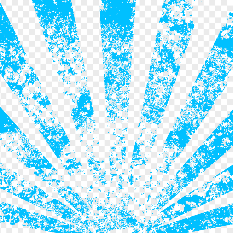 Transparent Blue Grunge Rays