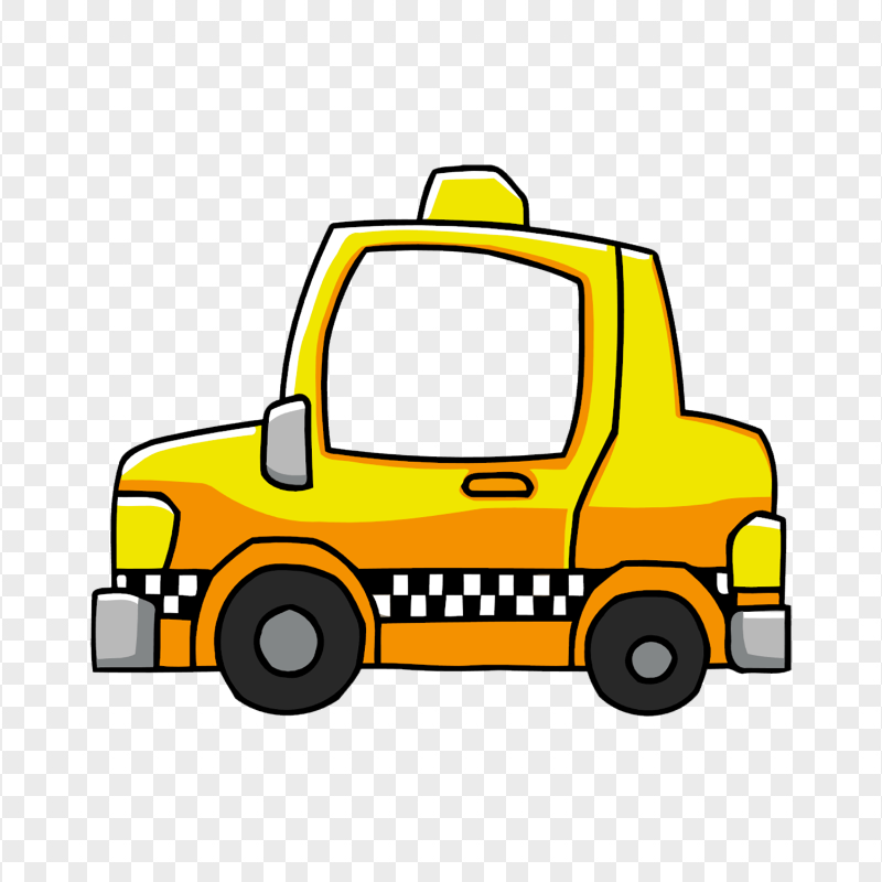 Transparent Clipat Cartoon Taxi Cab Car