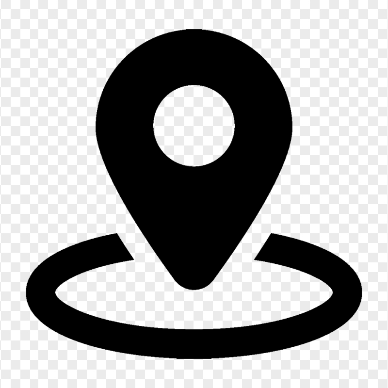 Transparent GPS Location Black Symbol Icon