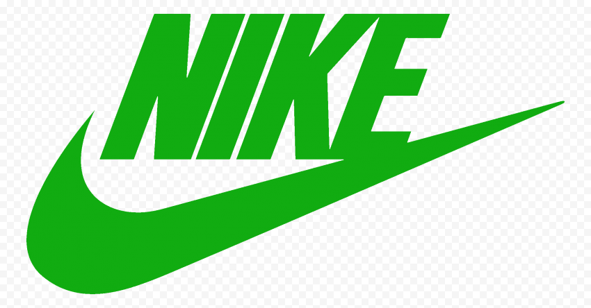 Transparent Green Nike Logo