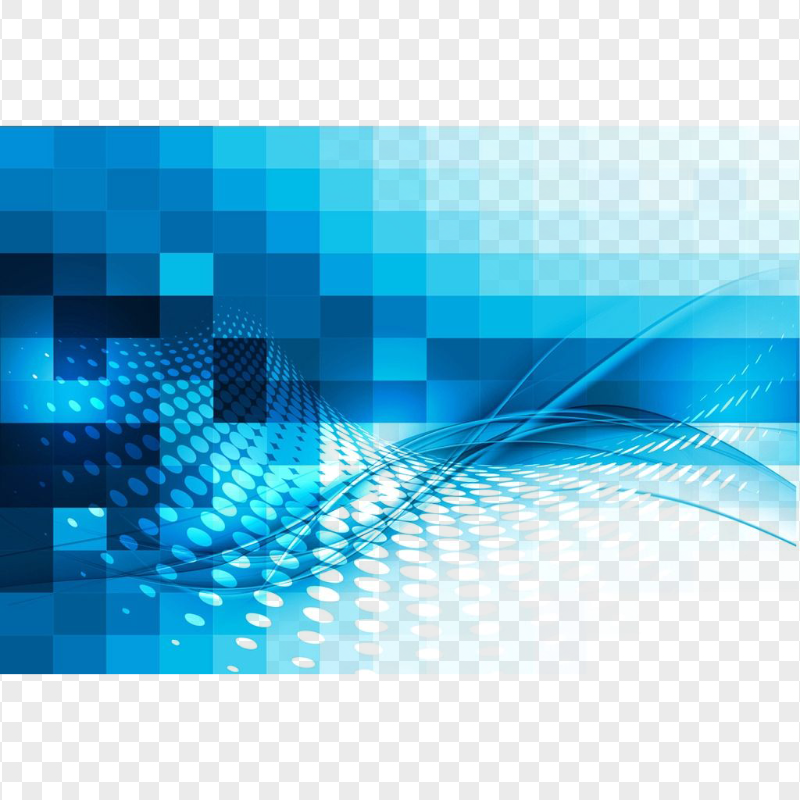 Transparent HD Blue Cover Abstract