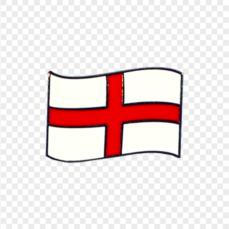 Transparent HD England Lapel Pin Flag