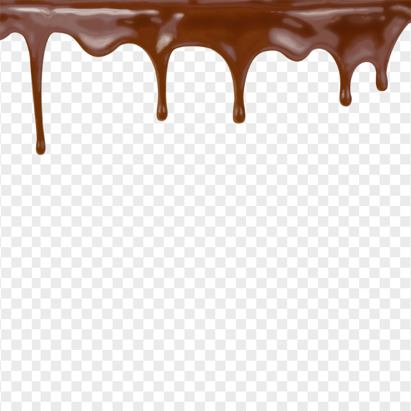 Transparent HD Melted Chocolate Cream