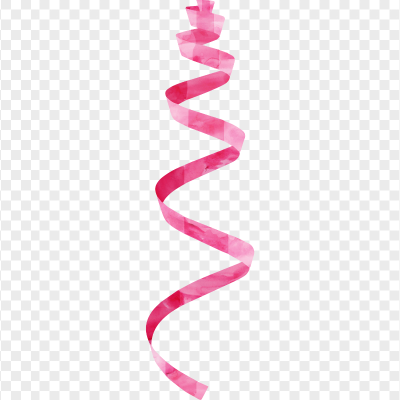 Transparent HD Pink Birthday Ribbon