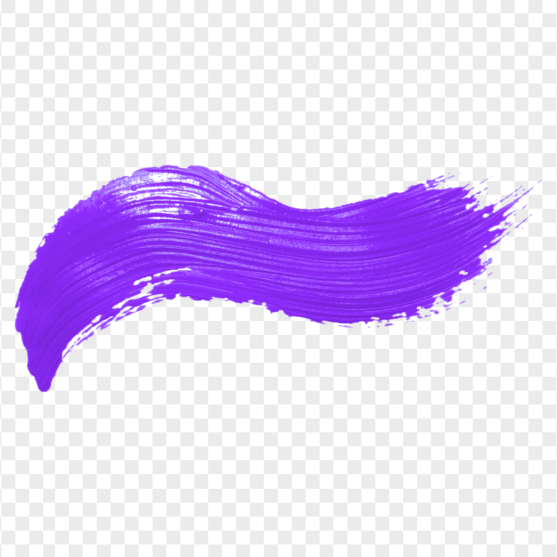 Transparent HD Real Purple Brush Stroke