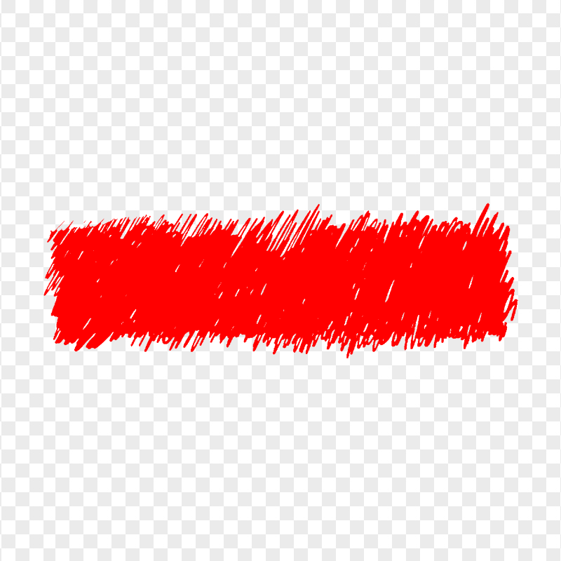 Transparent HD Red Pencil Scribble Banner