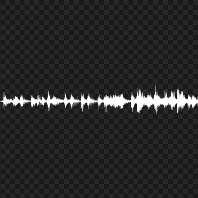 Transparent HD White Music Wave Sound Waves Rhythm