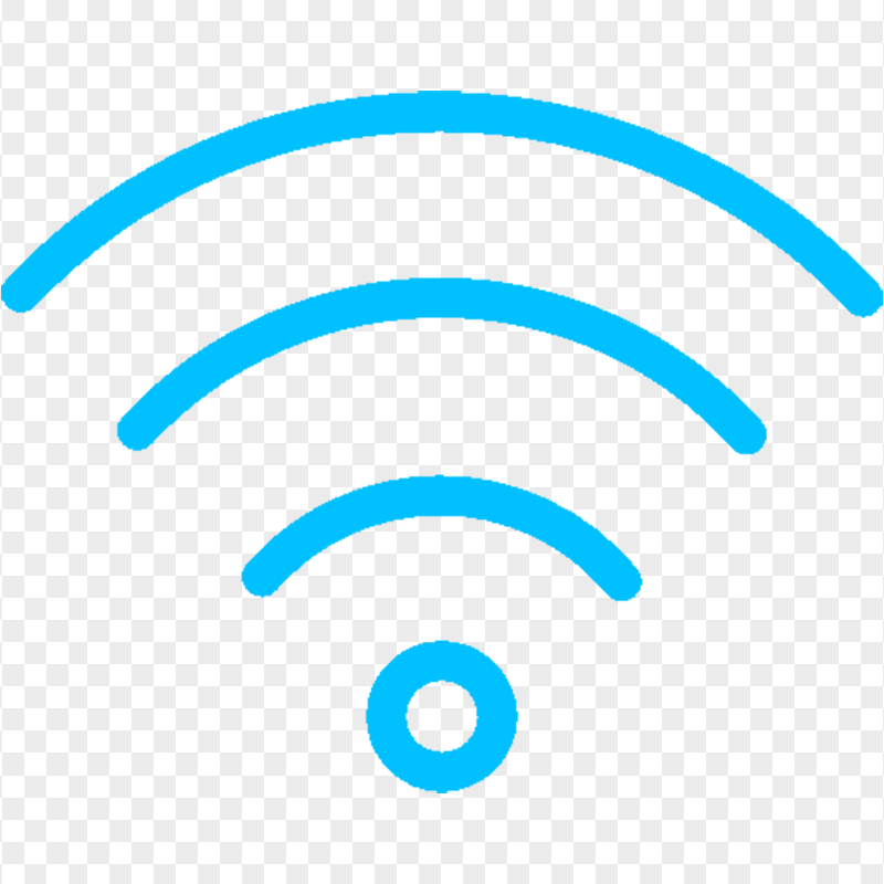 Transparent HD Wi-Fi Wireless Wifi Blue Logo Icon