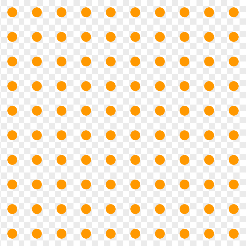 Transparent Orange Polka Dots Halftone Texture