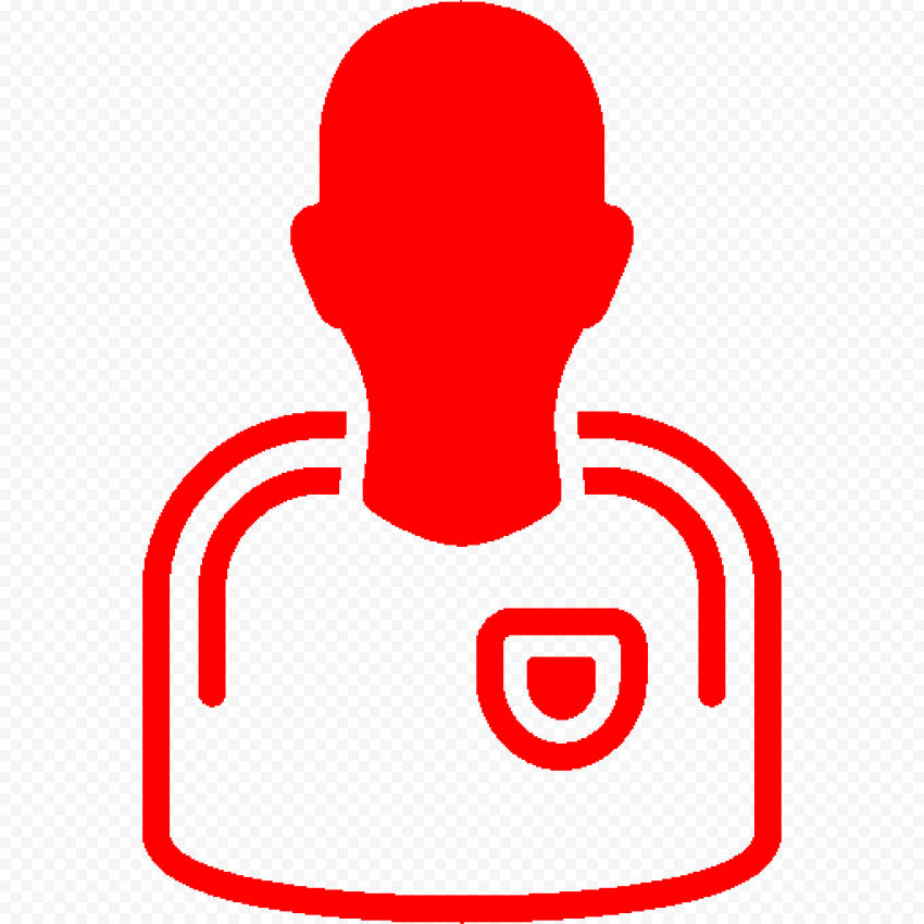 Transparent Red Football Player Icon Silhouette Citypng