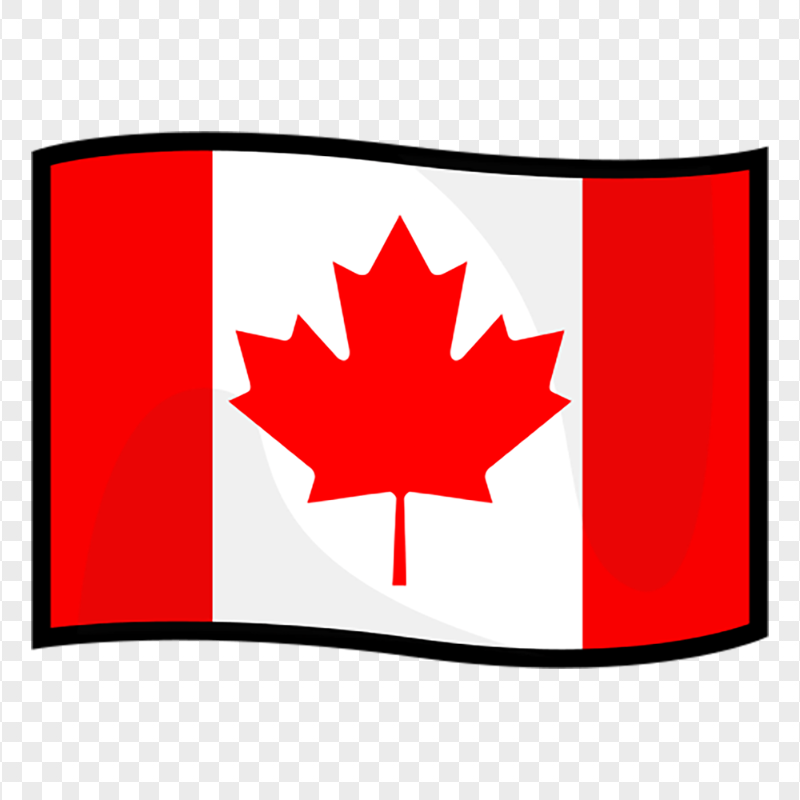 Transparent Wave Canada Flag Icon