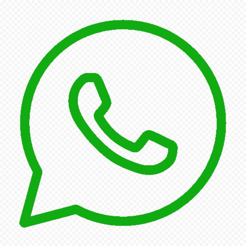 Transparent Whatsapp Green Logo Icon