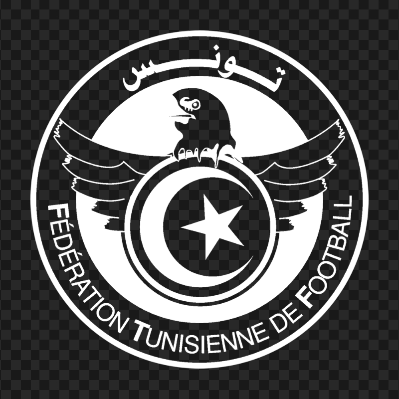 Tunisia National Football Team White Logo
