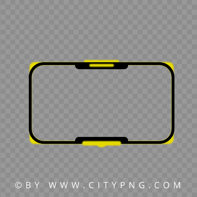 Frame Stream Yellow Twitch Overlay Yellow Live Stream Frame Transparent PNG | Citypng