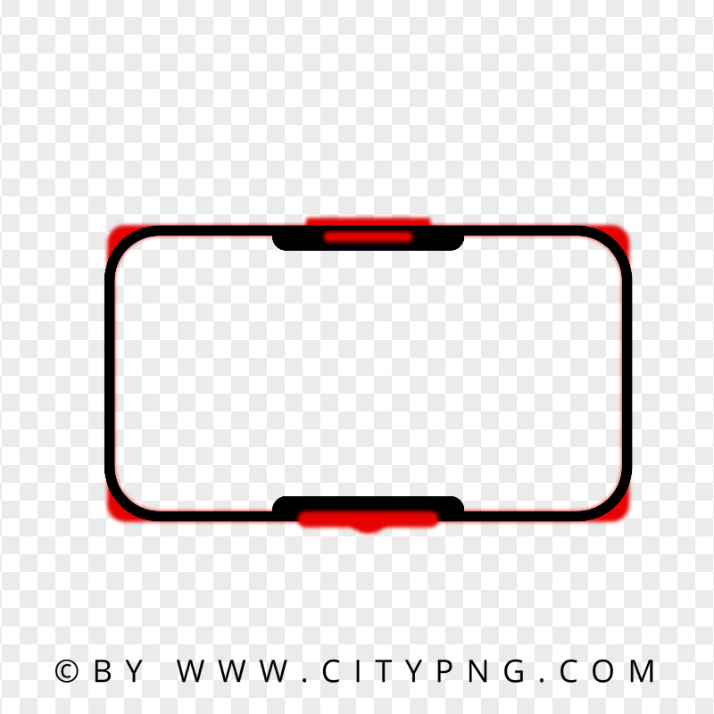 Twitch Red & Black Glowing Overlay Streaming Live HD PNG