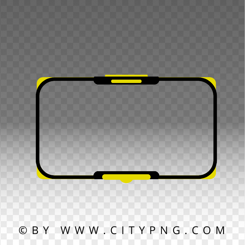 Frame Stream Yellow Twitch Overlay Yellow Live Stream Frame Transparent PNG | Citypng