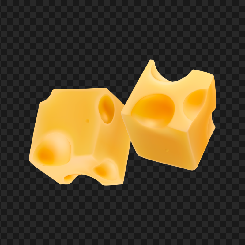 Two Cheese Cubes HD Transparent PNG