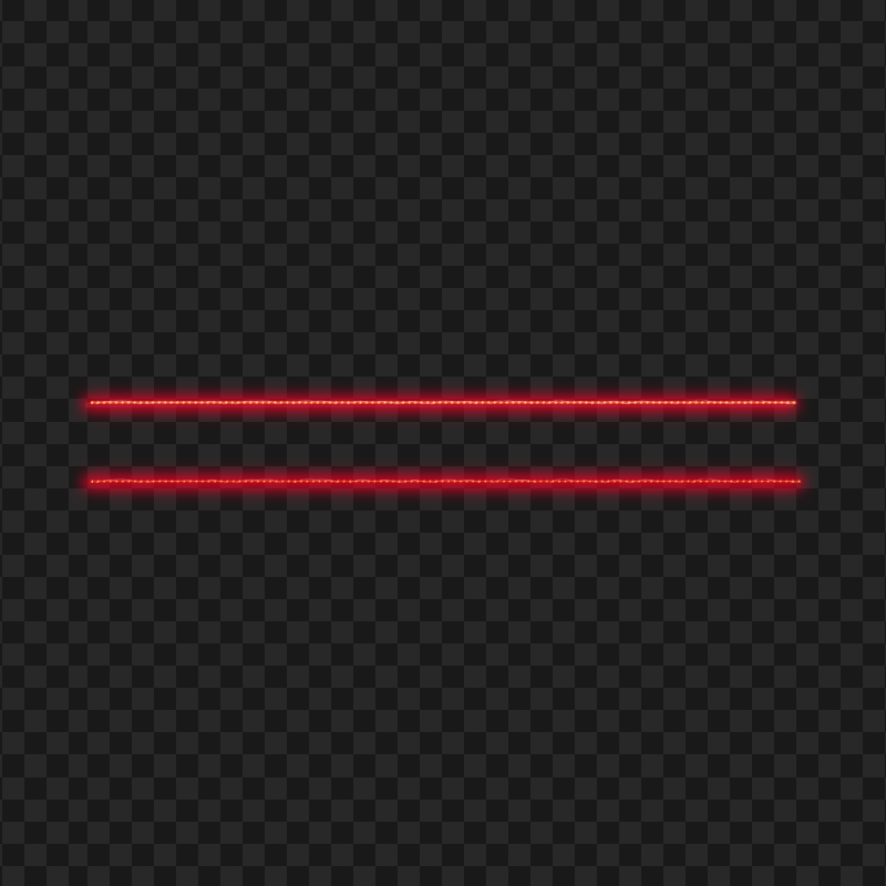 Two Red Led Light Bar Strings FREE PNG