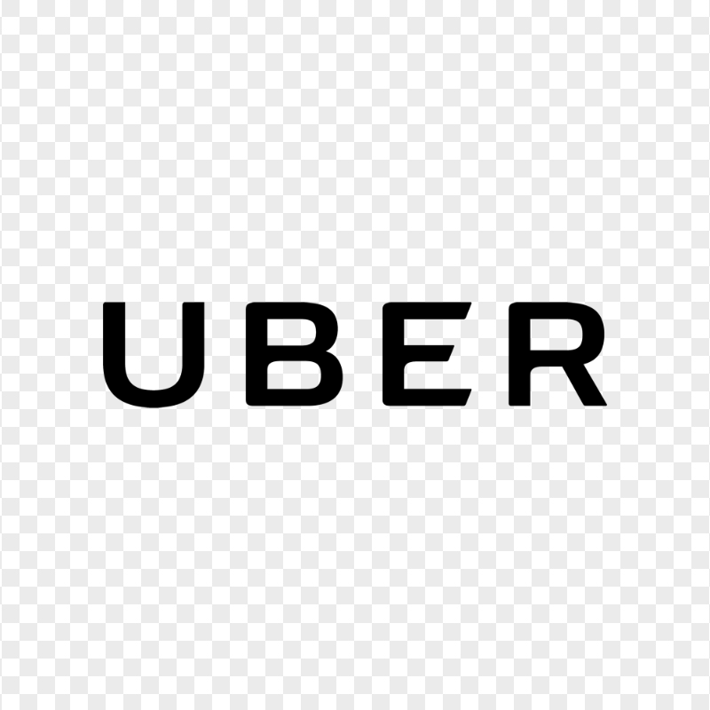 Uber Text Word Logo Image PNG