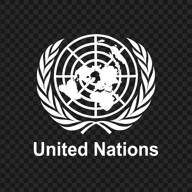 United Nations White Logo Download PNG
