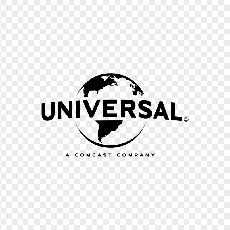 Universal Studios Cinema Clipart Logo Black