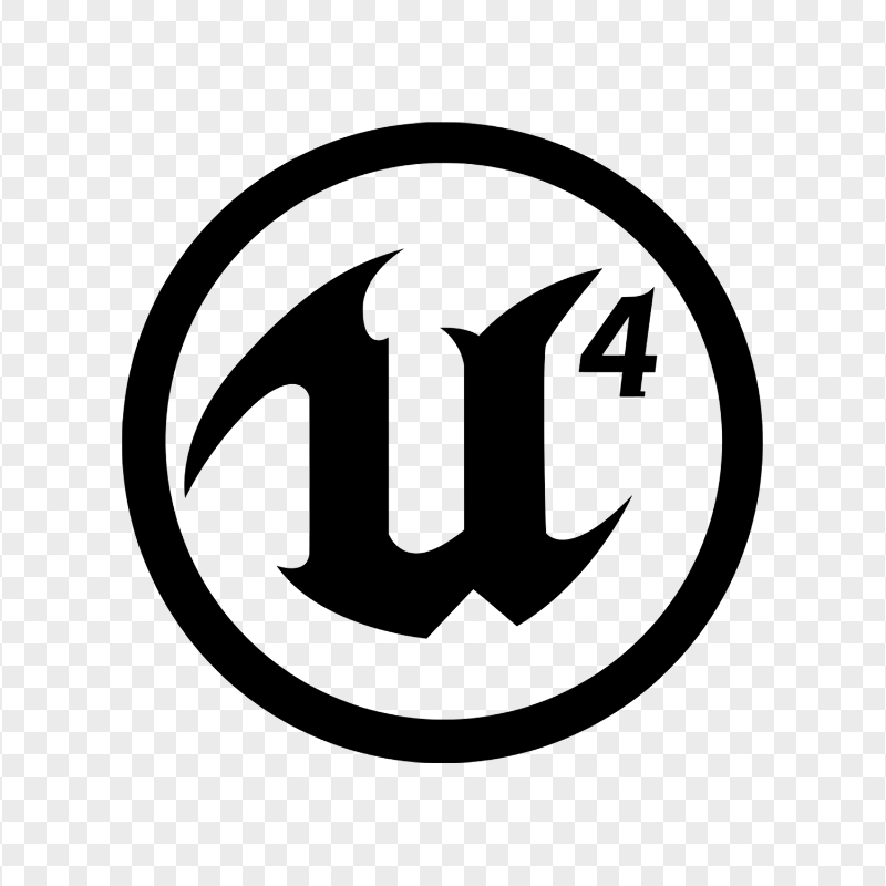 Unreal Engine 4 Black Logo Icon
