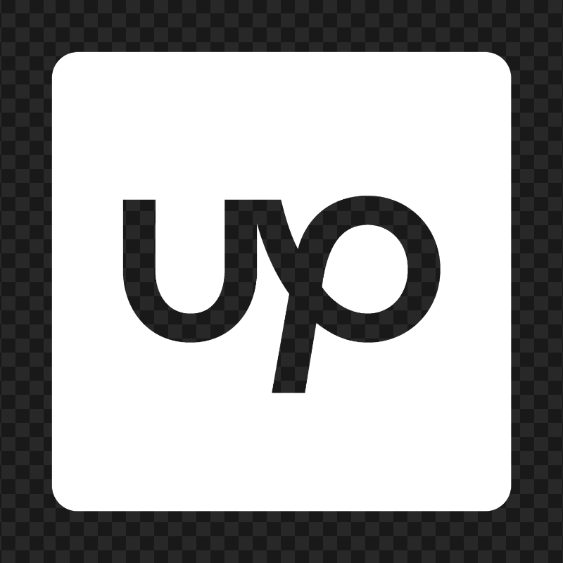 Upwork Square White Logo Icon PNG