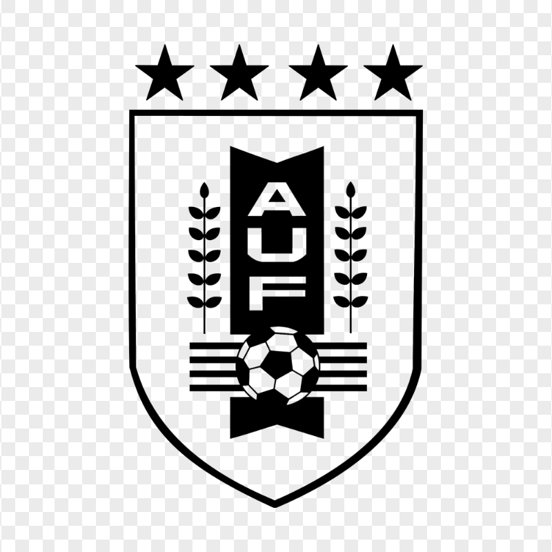Uruguay National Football Team Black Logo HD PNG