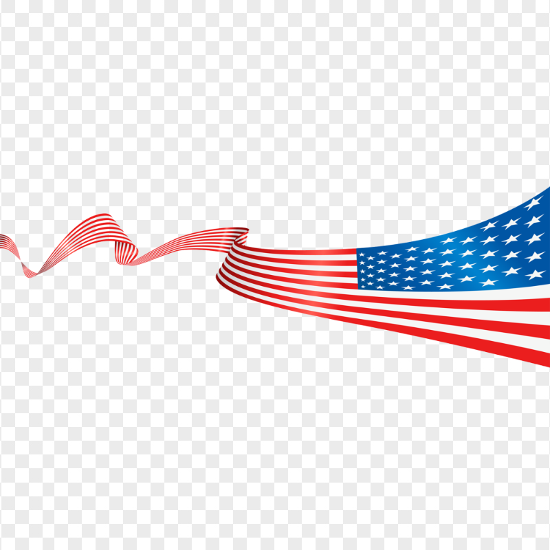 Usa American United States Flag Ribbon Pattern