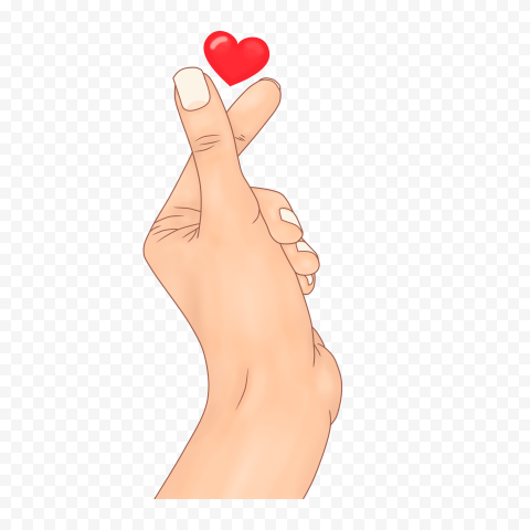Vector Cartoon Woman Hand Love Snap Fingers PNG