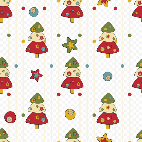 Vector Christmas Elements Pattern Background