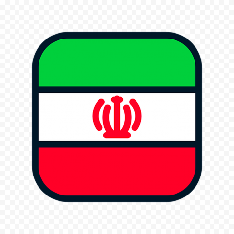 Vector Iran Flag Icon PNG | Citypng