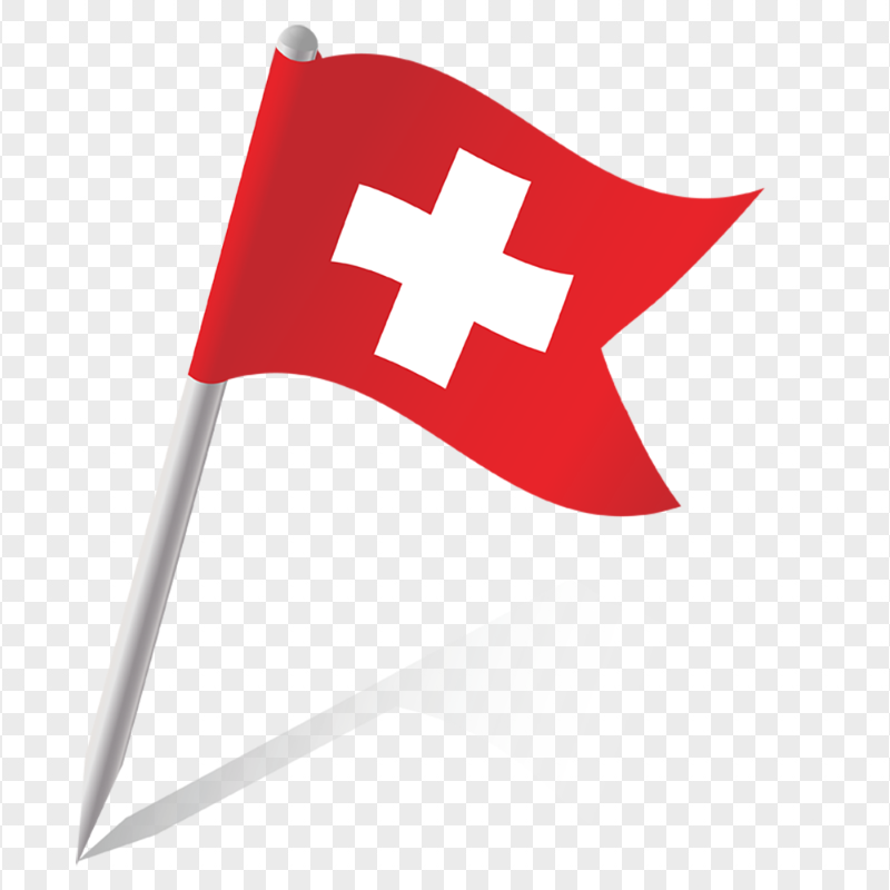 Vector Switzerland Swiss Pin Icon Flag