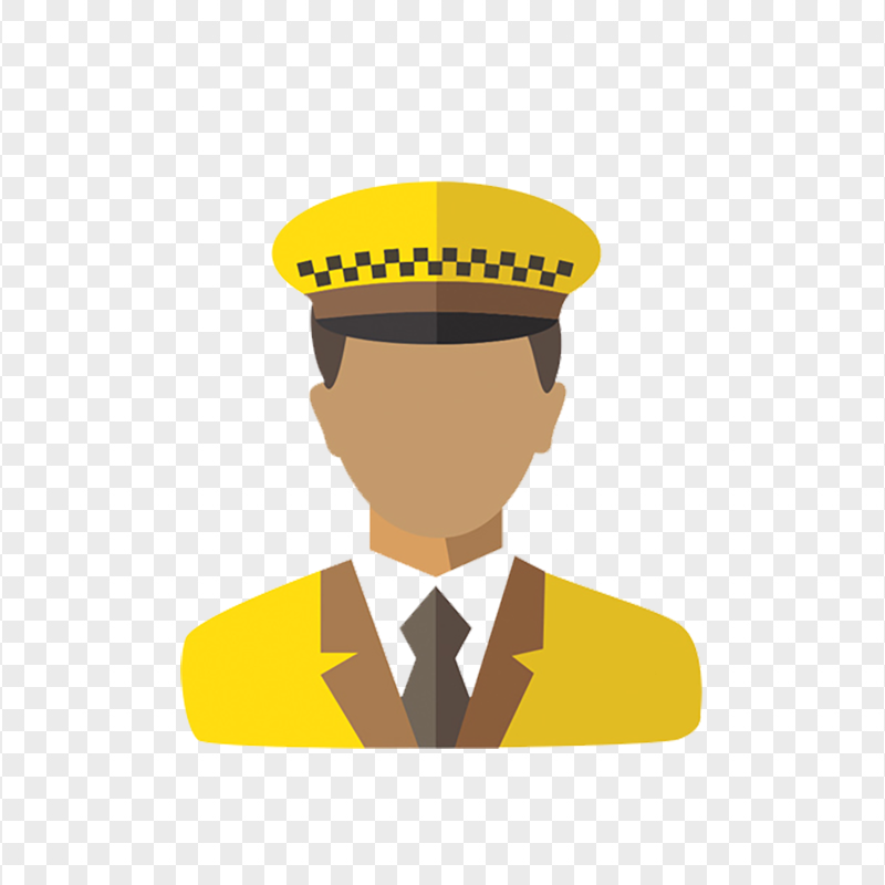 Vector Taxi Driver Icon Logo PNG