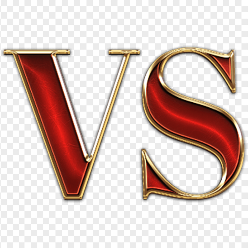 Versus png royal red gold border
