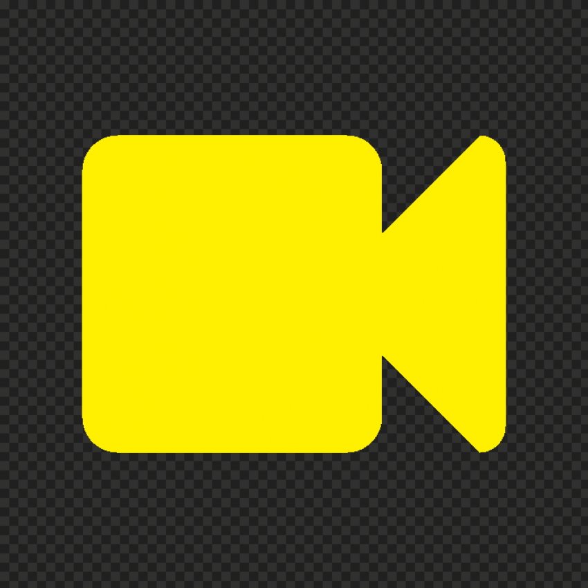 Video Camera Recording Yellow Icon FREE PNG Citypng