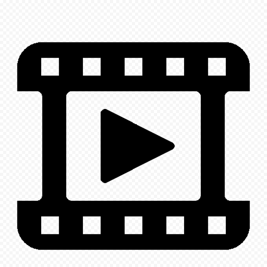 Video Play, Watch Player Black Icon FREE PNG | Citypng